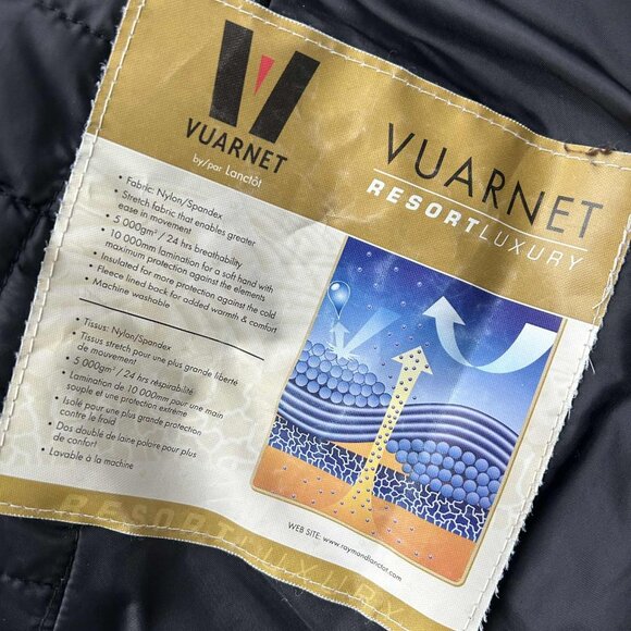 Vuarnet Rich Chocolate Quilted Technical Vest with Gold Hardware – US M - Picture 12 of 13